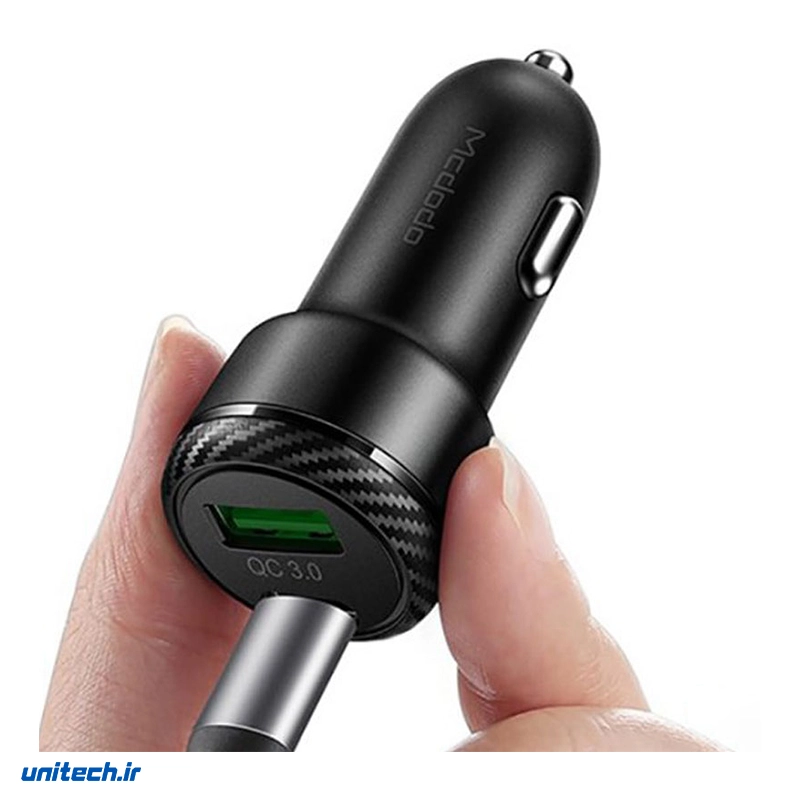 شارژر فندکی فست شارژ مک دودو CC5970 QC3.0 2.4A PD 38W5